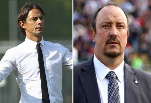 MILAN, ITALY - SEPTEMBER 09:  New coach of AC Milan juvenile Filippo Inzaghi gestures during the juvenile match between AC Milan and Bologna FC on September 9, 2012 in Milan, Italy.  (Photo by Marco Luzzani/Getty Images)