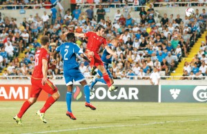 Football - Cyprus v Wales - UEFA Euro 2016 Qualifying Group B - GSP Stadium, Nicosia, Cyprus - 3/9/15 Gareth Bale scores the first goal for Wales Action Images via Reuters / Andrew Boyers Livepic EDITORIAL USE ONLY.